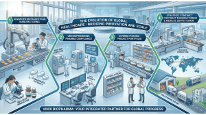 Global healthcare innovation in pharma and nutraceutical manufacturing