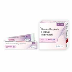 Clojohn (S3 - Clobetasol Propionate IP 0.05% w/w + Salicyclic Acid IP 3% w/w) exporter and bulk supplier from India – Derma Range medicines