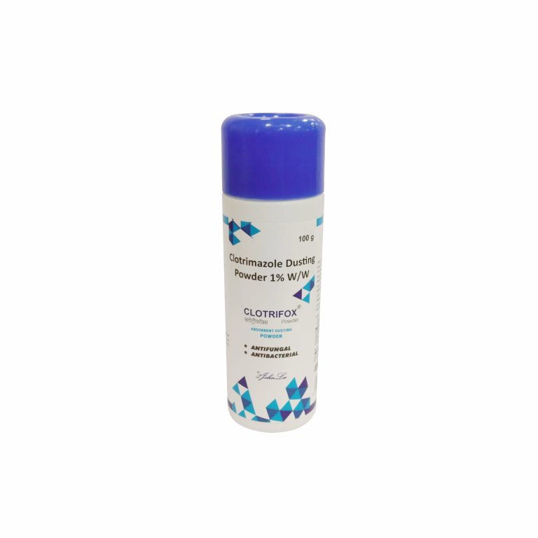 Clotrifox Powder (Clotrimazole IP 1% w/w) exporter and bulk supplier from India – Derma Range medicines