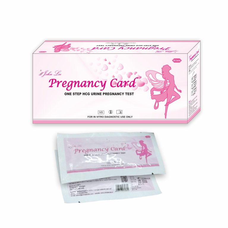 Johnlee Pregnancy Card – Pregnancy Test Card