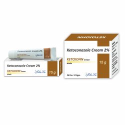 Ketoconazole Cream 2% w/w tube - Ketojohn-2 antifungal cream manufactured and exported from India
