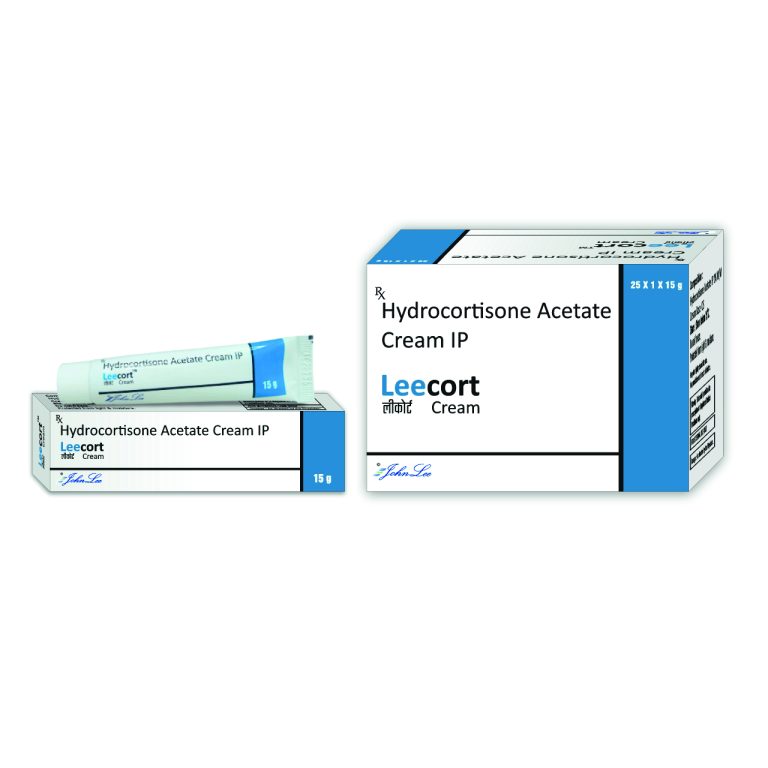 Leecort (Hydrocortisone Acetate IP 1% w/w) exporter and bulk supplier from India – Derma Range medicines