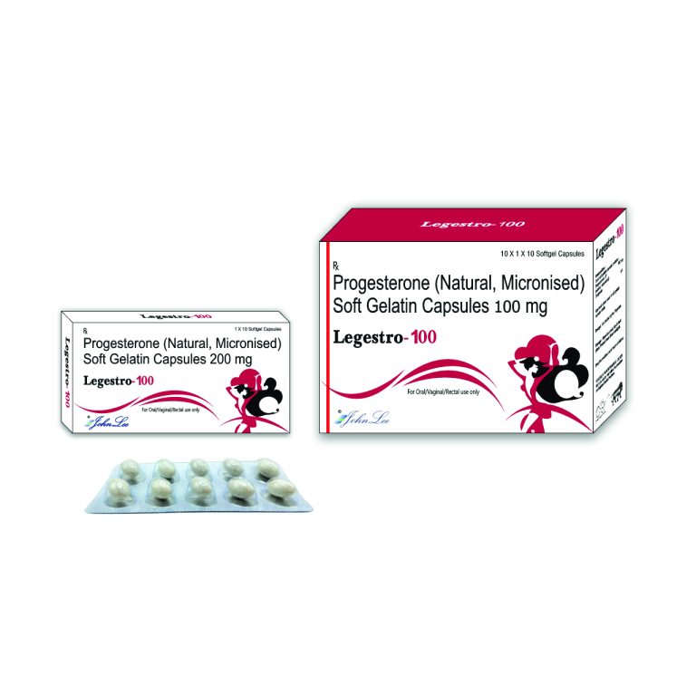 Legestro-100 – Progesterone IP 100 Mg (Natural, Micronised)