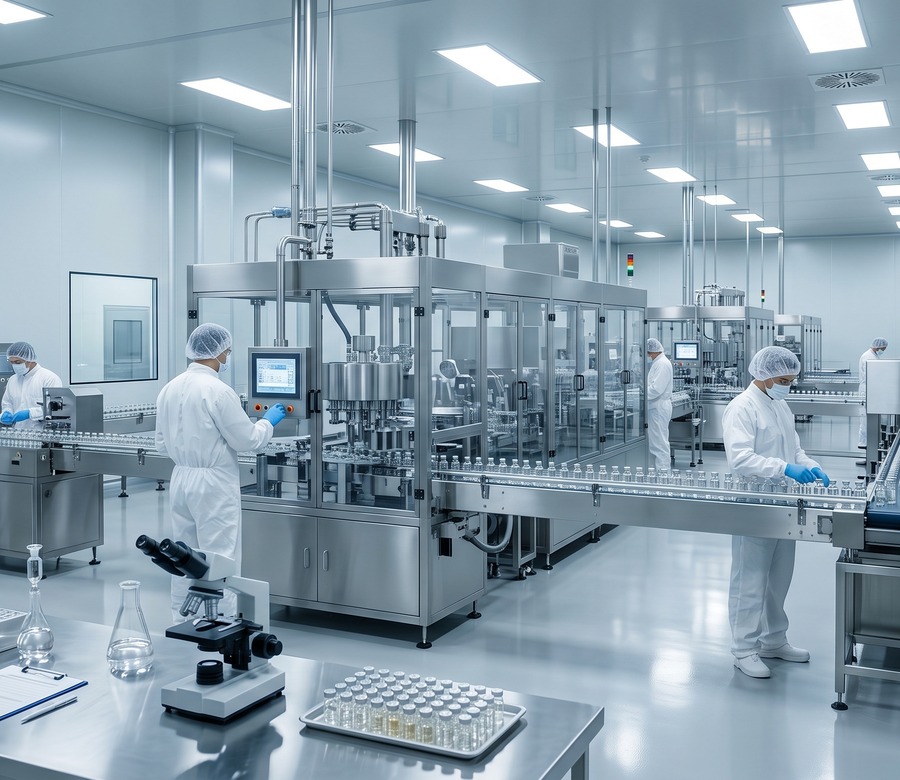 Pharma manufacturing facility in India