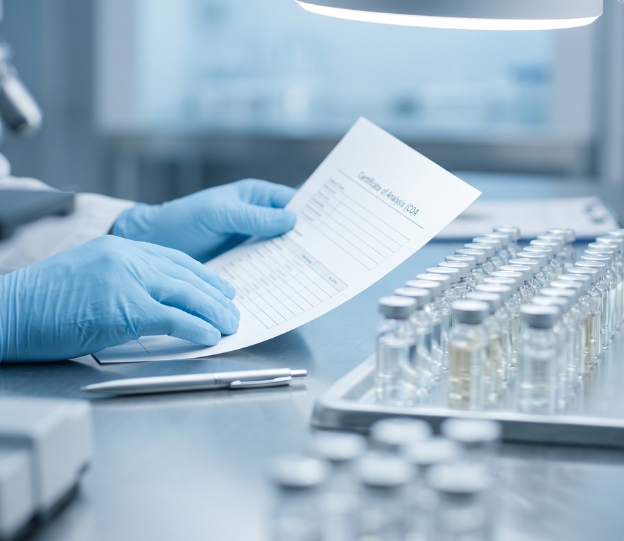 Quality control at a pharma manufacturing unit in India