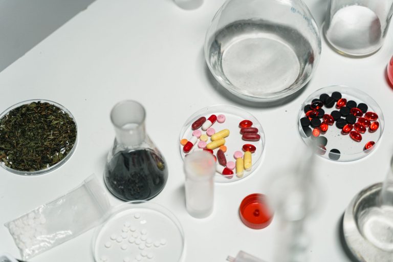Vials of injectable antimalarial medicine packed for export to a hospital tender