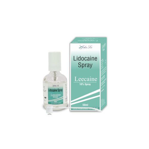 Leecaine 10% Spray (Lidocaine IP 100 Mg + Ethanol IP 30.4%v/v (500 MTD)) exporter and bulk supplier from India – Derma Range medicines