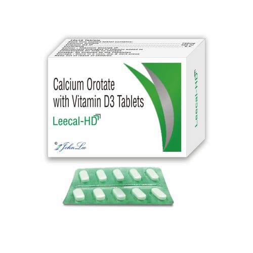 Leecal-HD – Calcium Orotate 740 Mg + Vit.D3 IP 400 IU