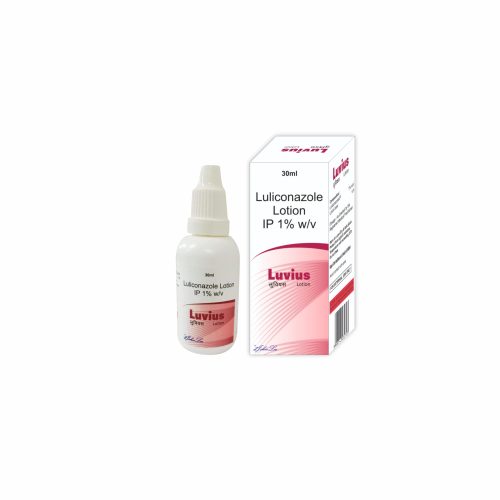 Luvius Lotion (Luliconazole 1% w/v) exporter and bulk supplier from India – Derma Range medicines