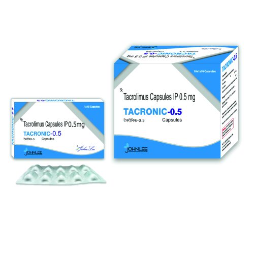 Tacronic 0.5 (Tacrolimus IP 0.5 Mg) exporter and bulk supplier from India – Immuno-Suppresant medicines